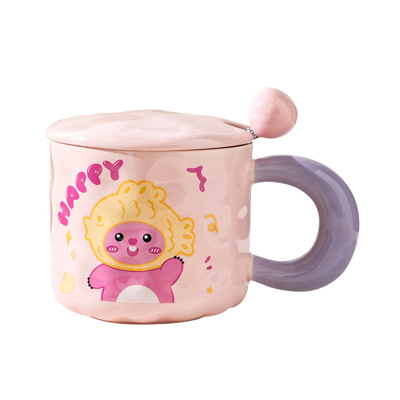 [补贴10%]少女网红loopy马克杯陶瓷水杯高颜值情侣款生日礼物礼品套装喝水高清大图