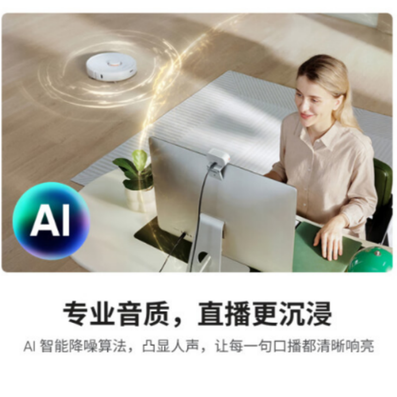 电脑摄像头 Link 2C 主机版(灵动白 标准套装)高清大图