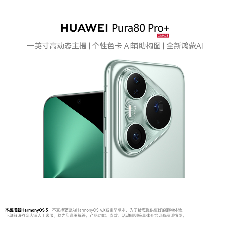 华为 Pura 80 Pro+ (LMR-AL10) 16GB+512GB 釉青