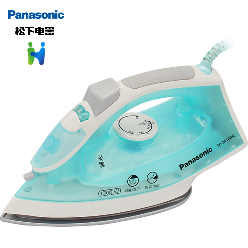 松下 Panasonic 电熨斗ni M100n A 松下电熨斗家用蒸汽手持式迷你大功率干湿两用不粘底板家里家外 Ni M100n A 价格图片品牌报价 苏宁易购家里家外电器拼购专营店