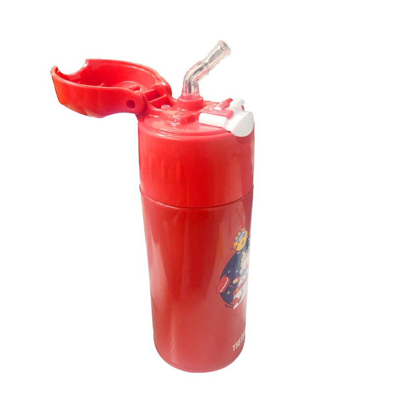膳魔師(THERMOS) 联名超级飞侠儿童真空不锈钢吸管保温杯 super wings