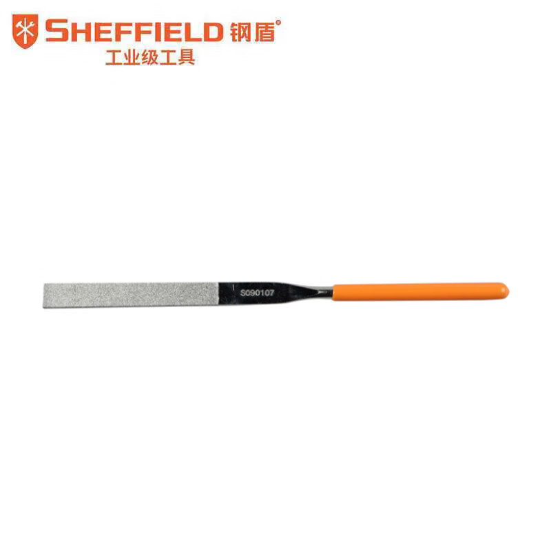 SHEFFIELD/钢盾 金刚石尖头半圆锉 S090108 5×180mm 150目 1支