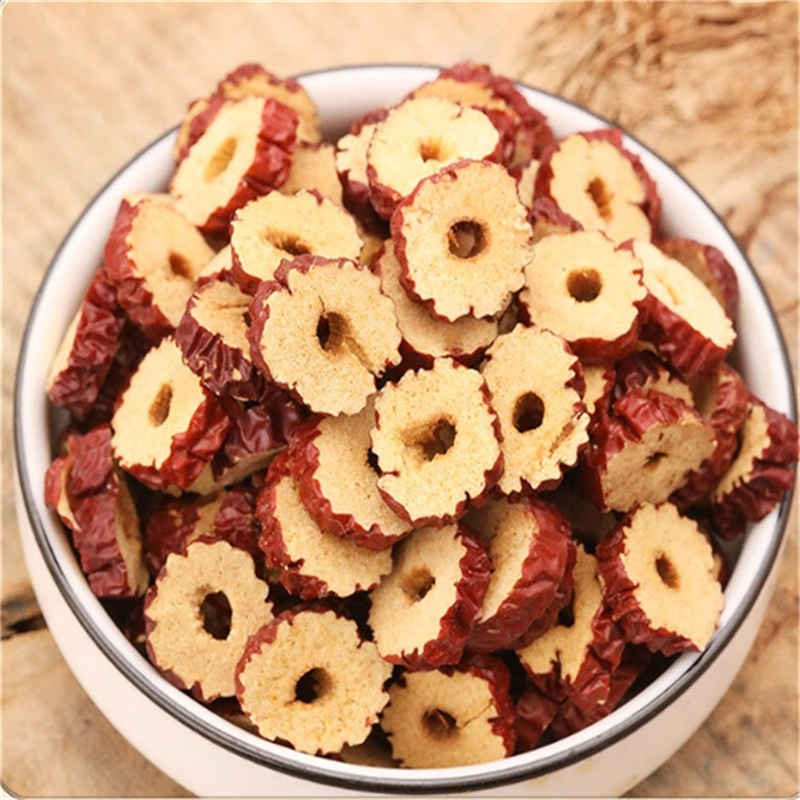 红枣圈无核红枣片干吃泡水新疆优质灰枣脆枣子干吃即食特产红枣干9260高清大图