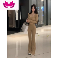 七斓辣妹休闲时尚运动套装女春季2023新款活泼减龄盐系轻熟三件套甜泼 L 卡其色套装小香风/运动服/盐系/轻熟/学院风/休闲/高级感/