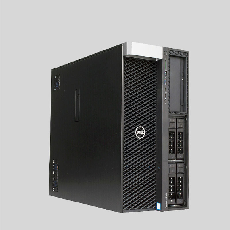 DELL戴尔 T7920 图形工作站台式机设计师电脑2颗至强4214 128G/1T固态+8T/RTX3070-8G