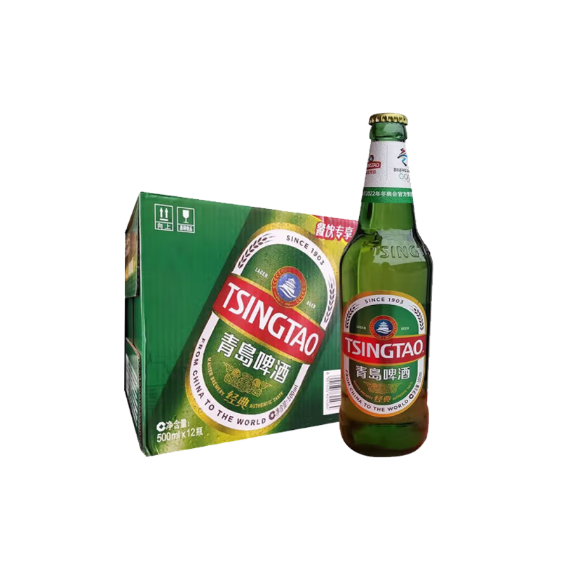 青岛啤酒经典 500ML*12瓶装
