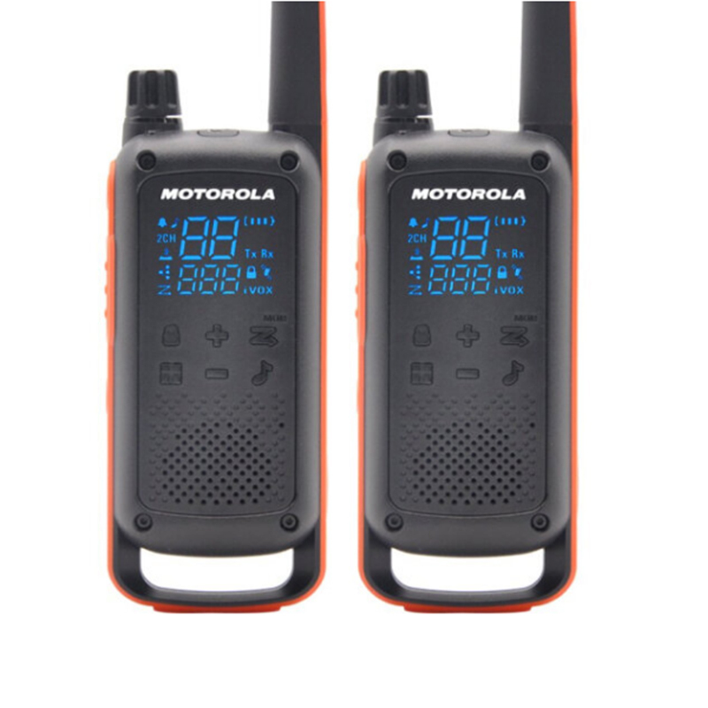 摩托罗拉(MOTOROLA)T82公众对讲机 20个信道 VOX免提模式 背光显示屏信道扫描 呼叫铃声 键盘锁高清大图