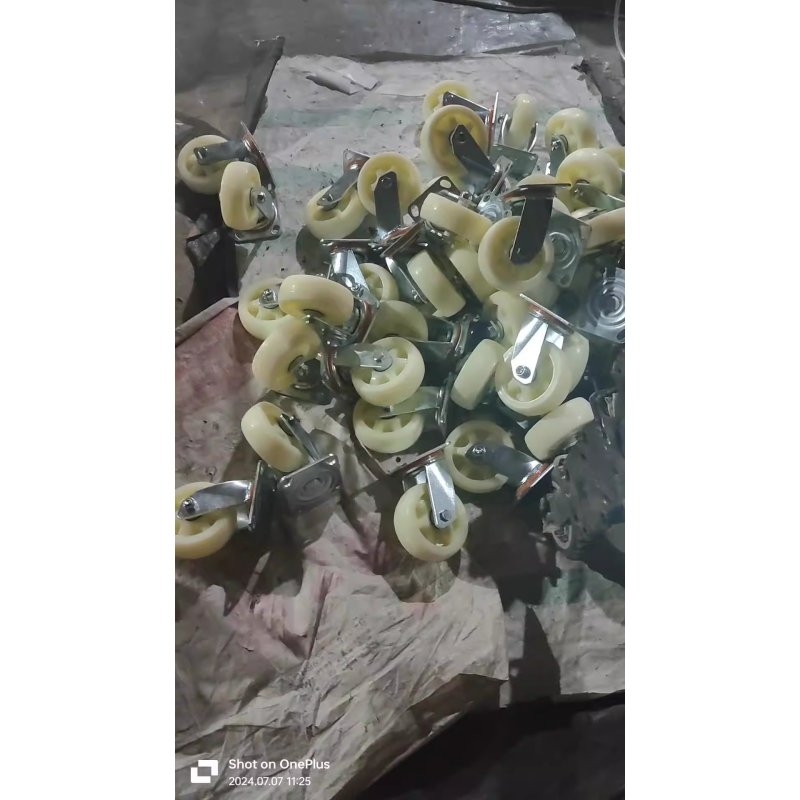 匹牧 PM-WXL-0041 静音万向轮 8寸 6mm厚支架 定向轮(单轮承重550斤) 单位:只