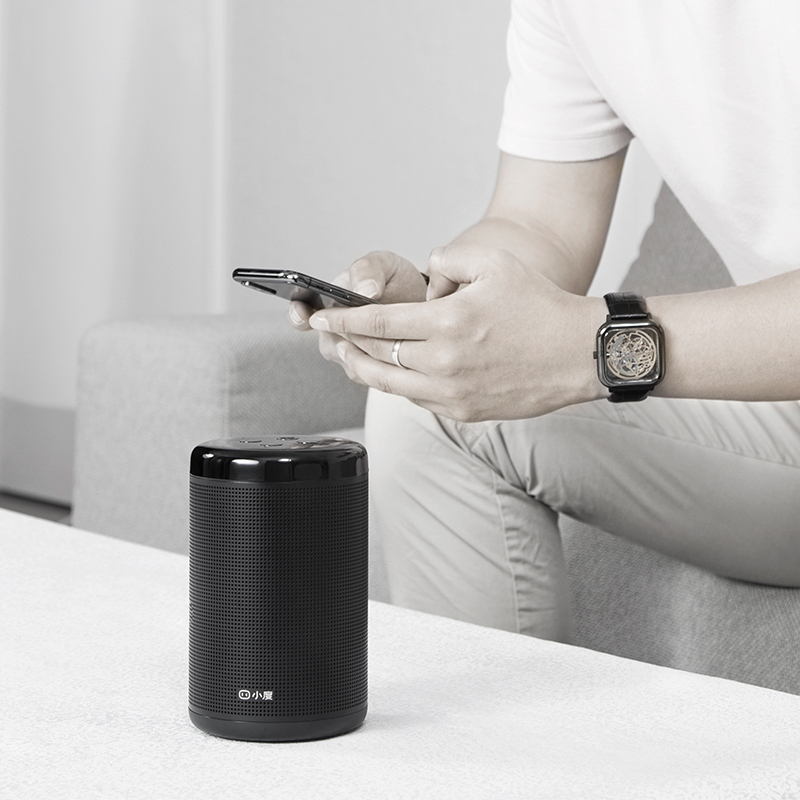 小度智能音箱大金刚 WiFi/蓝牙音箱 炫彩灯带,金属外观,红外遥控器 海量内容 贴心儿童模式 智能语音操控音响