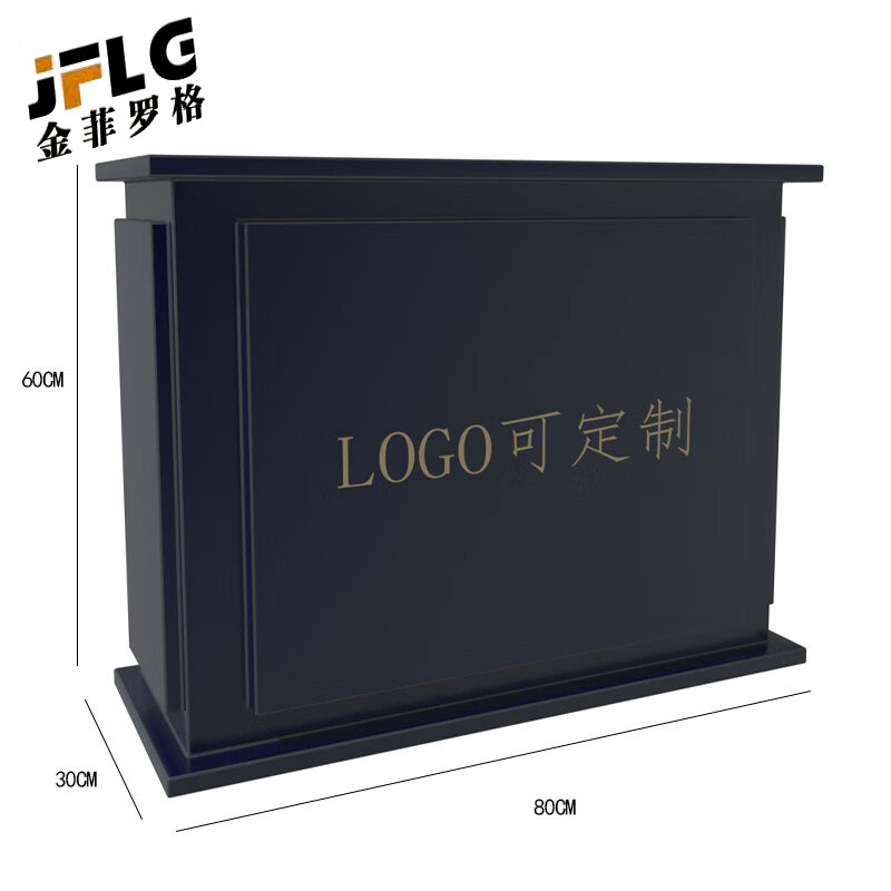 金菲罗格可定制LOGO花箱隔断种植箱 花箱80x30x60cm高清大图
