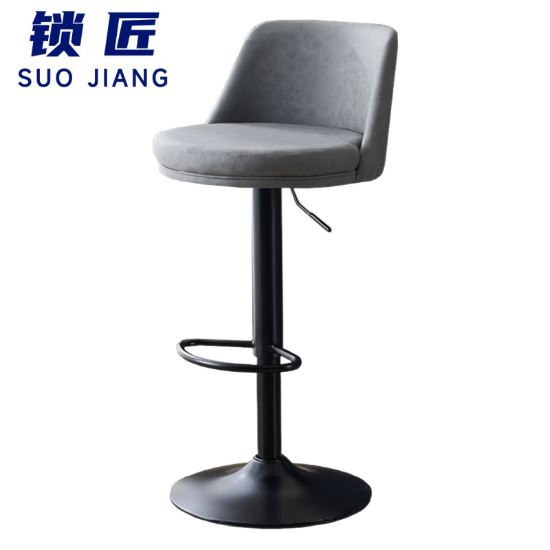 锁匠 高脚椅 灰色 把高清大图