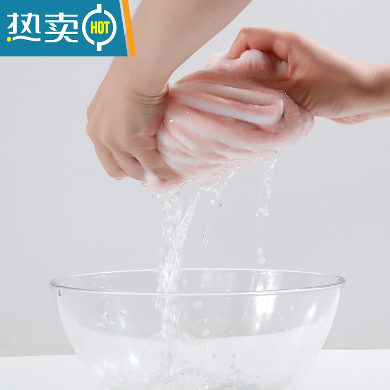 敬平干发帽加厚吸水速干洗浴帽女包头毛巾儿童洗头擦头干发巾器 [升级特厚珊瑚绒]粉白条纹-2条装高清大图