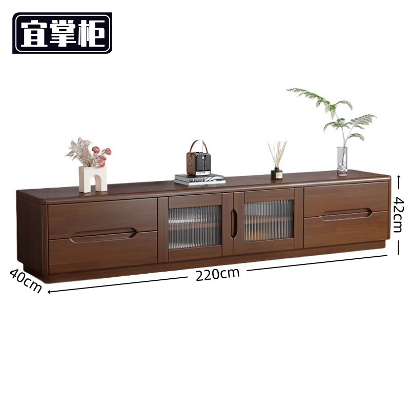 宜掌柜实木电视柜高清大图