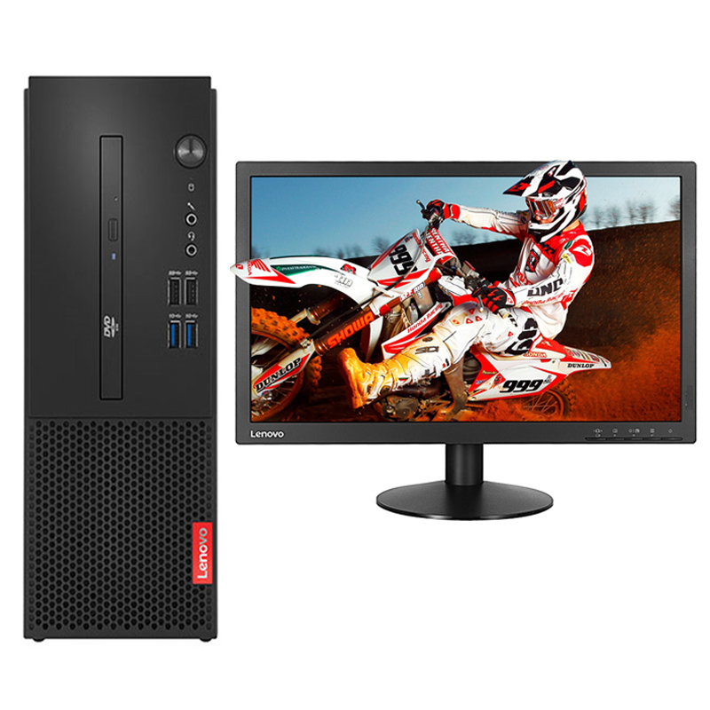 联想(Lenovo)启天M420-D008(C) 台式电脑 i3-8100/4GB/256GB SSD/集显/DVDRW/中兴新支点V3/23英寸/三年保修