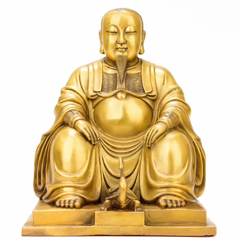 美帮汇玄天上帝 真武大帝神像摆件铜 玄武祖师祖师爷铜像大号高清大图