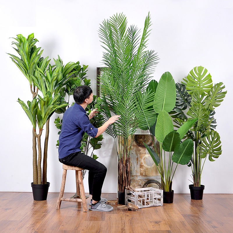 仿真植物盆栽 装饰摆件 高度30cm,张开20cm 100盆起发高清大图