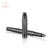 派克PARKER 钢笔 IM理性之黑墨水笔+神兽墨水礼盒 学生商务办公文具用品可吸墨替换墨囊书写0.5mm金属不锈钢笔尖
