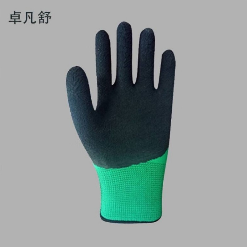 卓凡舒 绿色大半挂手套 均码 双高清大图