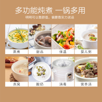 松桥(MAZUBA)电炖锅MSC-CS402MT 天然陶瓷4L内胆 健康养生 钢化全瓷内胆