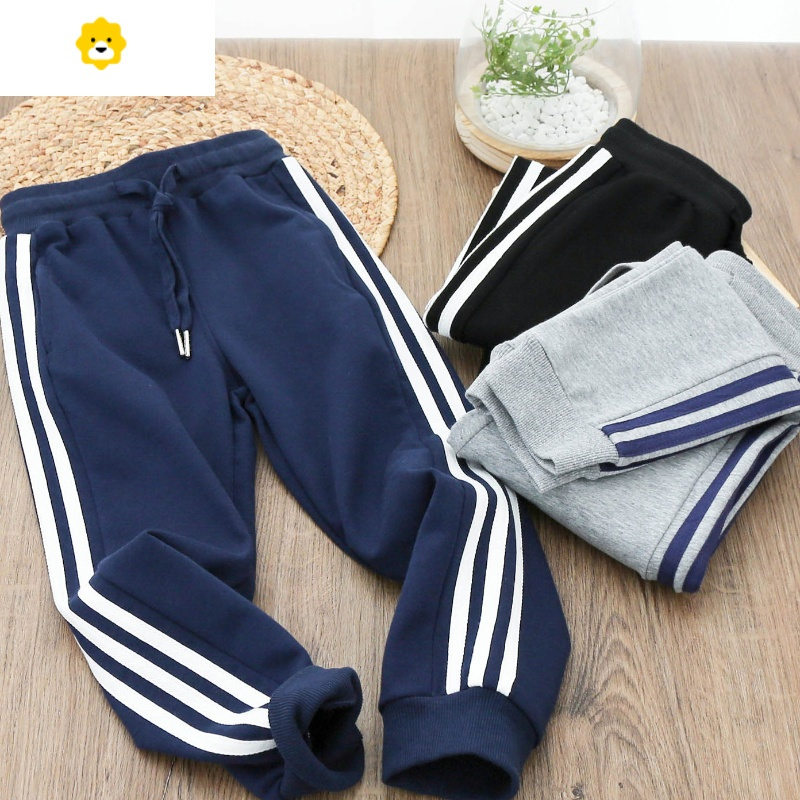 喻娄男孩休闲裤男童卫裤中大童运动裤春季新款长裤儿童裤子