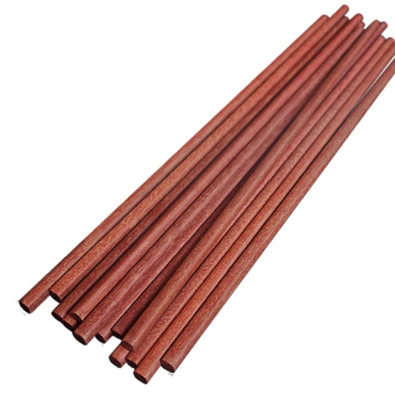 越南进口平价促销百卓原木实木红檀木筷子无漆无蜡家庭适用10双装