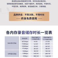 [赠转文字+皮套+OTG]纽曼V03金色32G远距离 微型专业录音棒迷你高清录音笔学生学习会议取证录音MP3播放器转文字