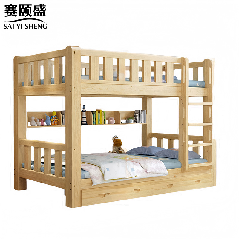 赛颐盛实木高低床2000*1000*1700mm张高清大图