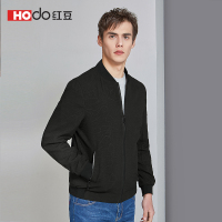 HODO红豆男装 男士夹克 春秋时尚休闲暗纹印花棒球领夹克外套男