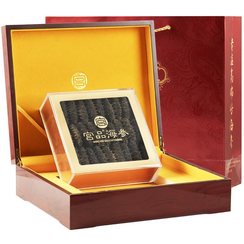 [门店同城可4小时达]宫品海参M7精选有机淡干海参60-80只500g礼盒装 辽宁大连辽刺参生鲜海鲜水产高清大图