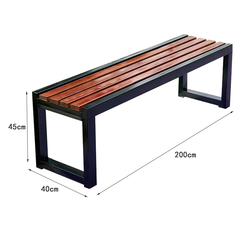 凌迪星长条凳200*40*45cm张高清大图