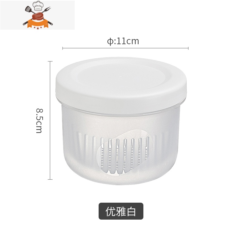 敬平水果盒便当盒便携外出儿童宝宝外带小学生装水果盒保鲜盒沥水盒子