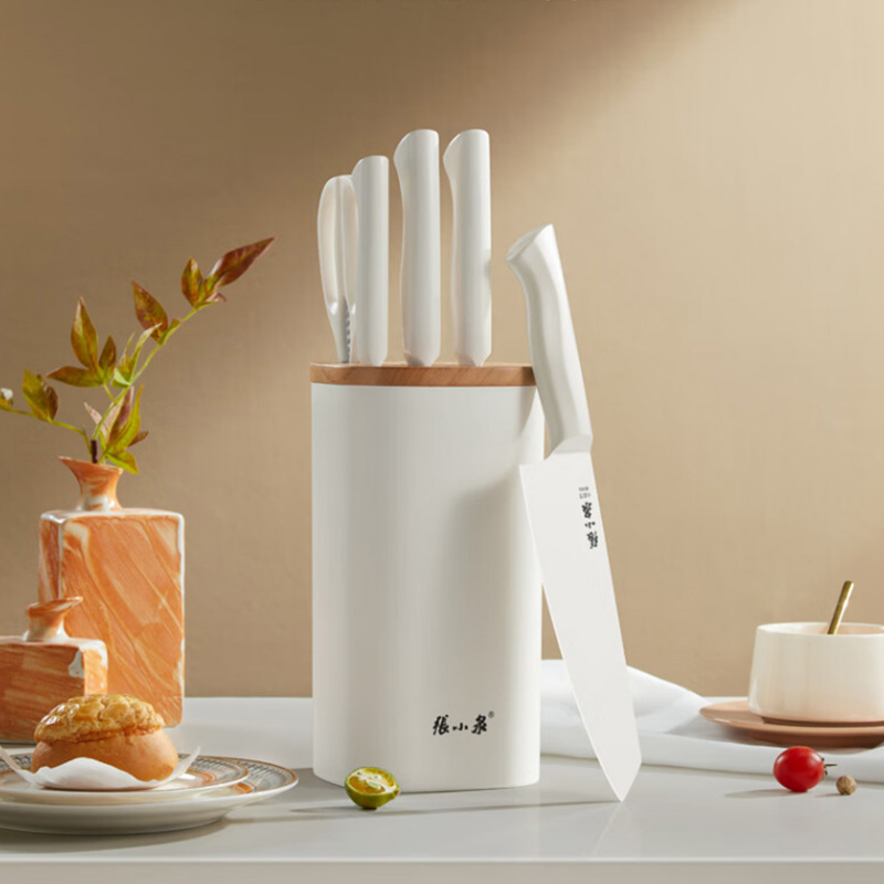 张小泉刀具六件套锋利耐用易清洁流线几何月影系列D300071高清大图