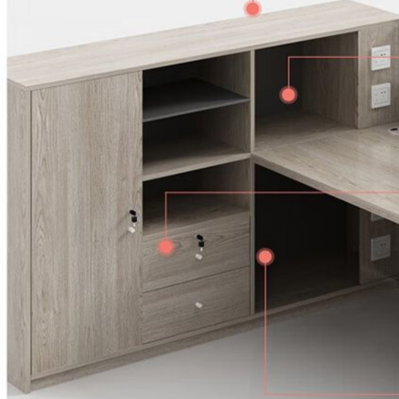 豫龙都职员桌双人张高清大图