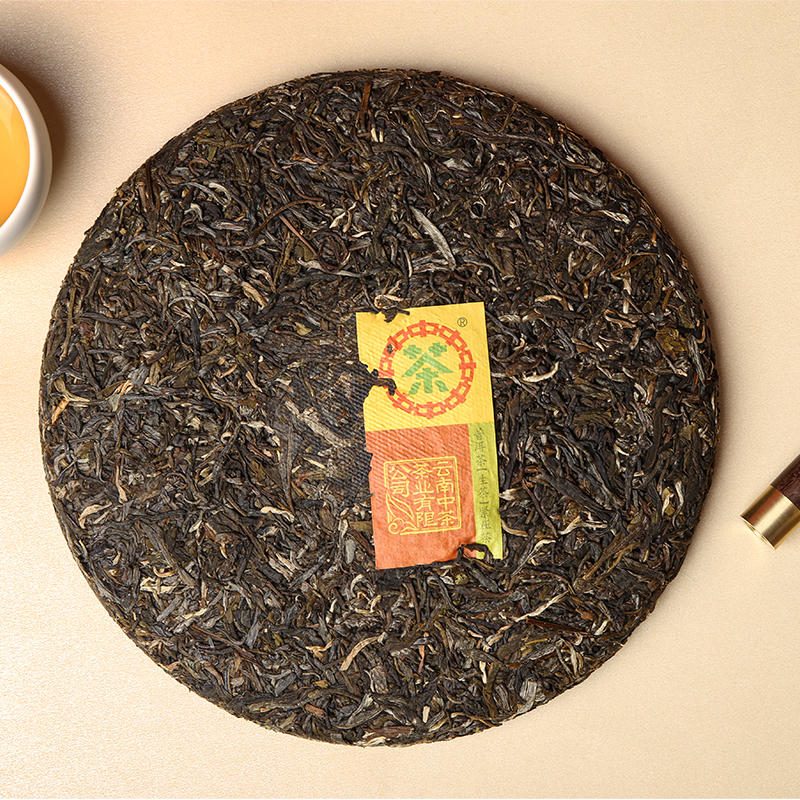中粮中茶唯粹布朗山普洱茶礼盒 357g高清大图