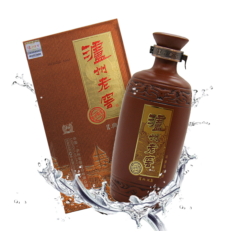 泸州老窖紫砂大曲白酒紫砂装大曲酒典藏酒浓香型白酒52度500ml紫砂陶