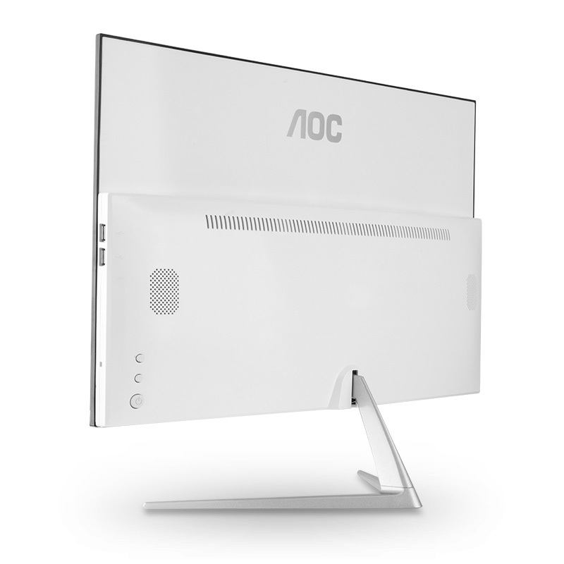 AOC AIO737 23.8英寸i5 十代超薄高清商务办公台式固态一体机电脑(i5 10400 8G 512G固态)