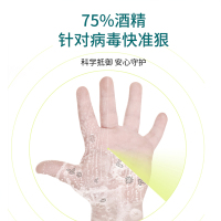 宝宝金水 75%酒精免洗消毒凝胶75ml*2瓶 儿童宝宝免洗消毒洗手液