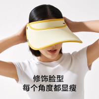 蕉下空顶防晒帽女遮脸防紫外线沙滩遮阳帽骑车焦下太阳帽子夏大沿