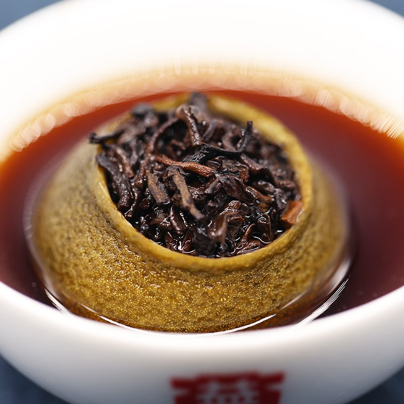 大益小青柑 普洱茶 金柑普茶 陈皮新会 健康养生 商用普洱茶叶 益粒醇小青柑500g 父亲节礼物 送长辈高清大图