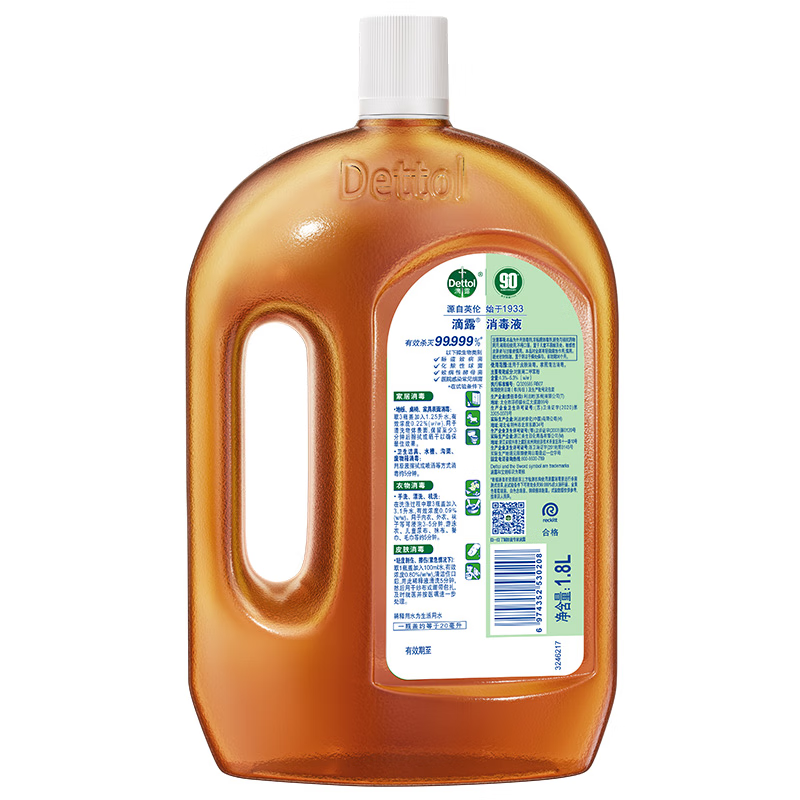 滴露(Dettol)消毒液松木 1.8L