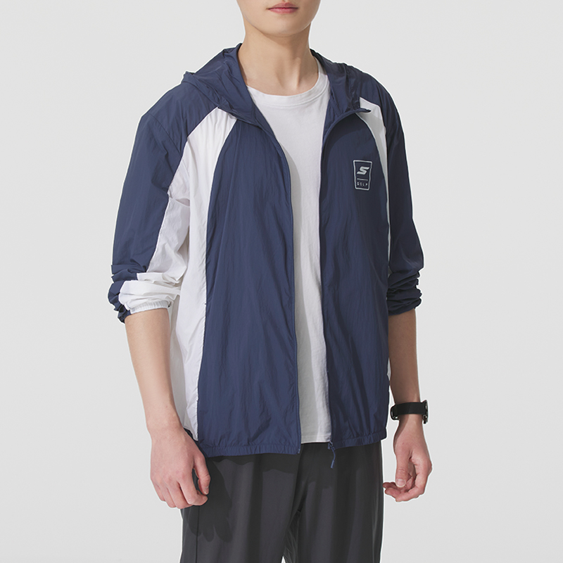 Skechers斯凯奇防晒衣男女装新款薄款跑步训练皮肤衣运动服夹克外套P225U129-0019 ZP高清大图