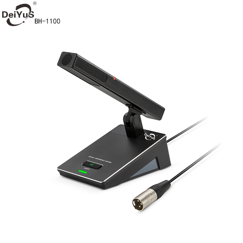 DEIYUS迪宇声单支会议麦克风48V BH-1100方杆会议48V