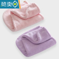 XIANCAI两条 干发帽女吸水速干可爱韩国浴帽包头巾加厚擦头发沐浴帽 樱花粉+浅紫色