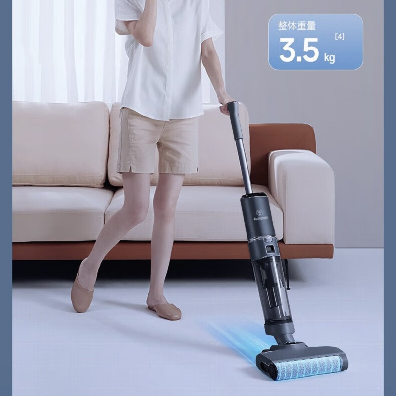 西屋Westinghouse无线智能洗地机 洗地机家用扫地机吸拖一体手持吸尘洗地机H31 深灰色!高清大图