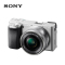 索尼(SONY)Alpha 6400 APS-C画幅标准单镜套装约2420万有效像素SELP1650镜头 6400L银色