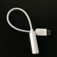 适用M6plus转接线GN8002S耳机转接头扁口转3.5圆口GN8002耳机