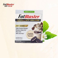 [董璇热荐]Fatblaster/极塑极限放纵代餐奶昔(奶油曲奇口味) 7袋/盒 231g 膳食营养补充剂