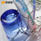 欧润哲(ORANGE) 3件套浴室不锈钢牙刷架配台湾进口亚克力蓝红色情侣洗漱杯 心形架刷牙杯301028