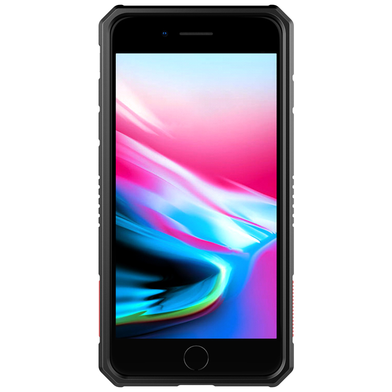 HIGE/iPhone8手机壳 苹果8 Plus保护套悍将系列铠甲手机壳/保护套 适用于苹果8plus 橙色-5.5英寸