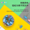 得力(deli) 33425 96只25mm彩色长尾夹票夹 4#中号金属燕尾夹票据文件夹子 48只/筒